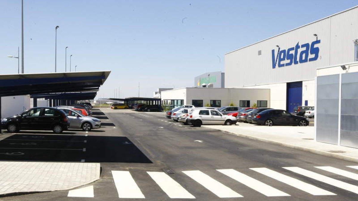 Instalaciones de Vestas, en Villadangos.