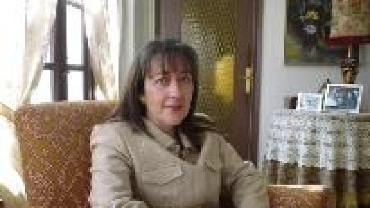 Virginia Blasco, candidata del PP, posó ayer para esta entrevista