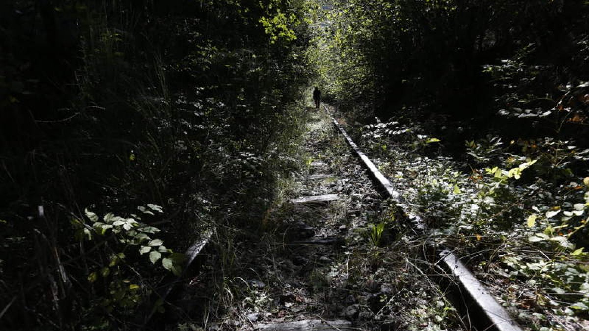 El ramal de Villablino a Villaseca conserva gran parte de su trazado.