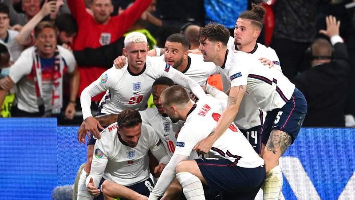 La selección inglesa, que jugará en Londres, parte como favorita al título ante Italia. ANDY RAIN