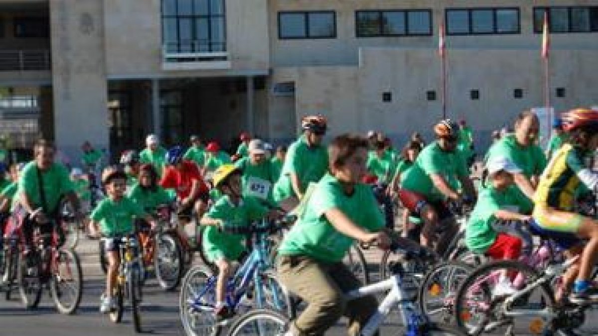 Marcha cicloturista del día de la ciudad sin mi coche del año anterior.