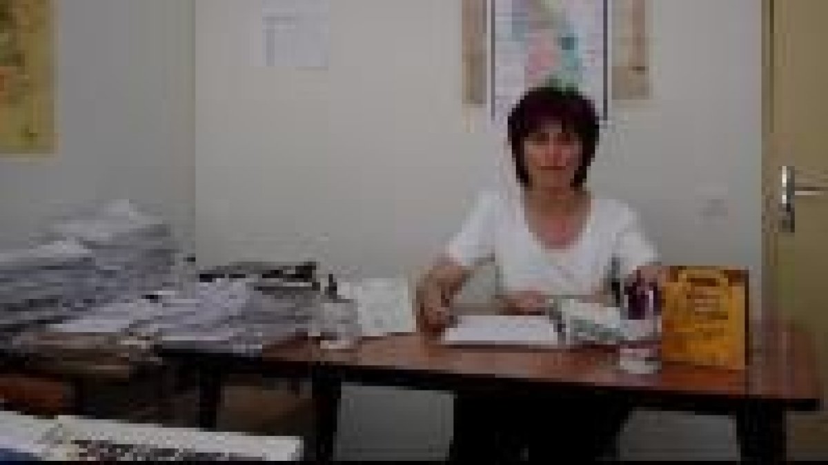 Violeta Domínguez, responsable de la oficina de desarrollo económico de Santa María del Páramo
