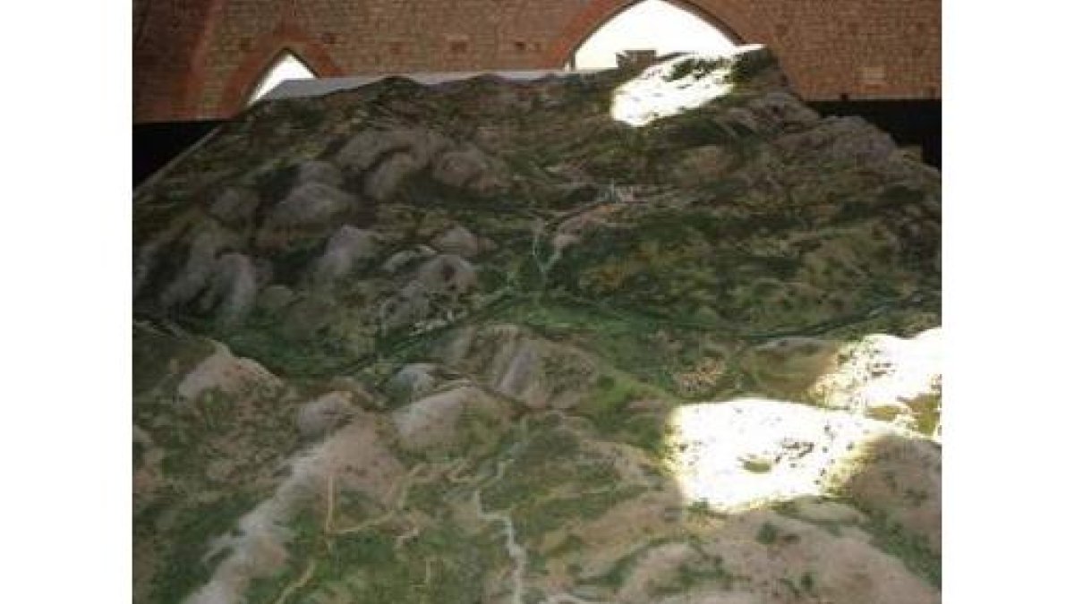 Una de las grandes piezas expuestas en el Museo de la Siderurgia y la Minería de Sabero
