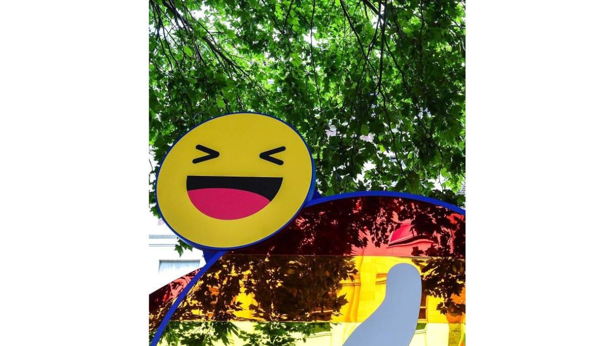 Detalle de un icono de Facebook en Silicon Valley. PETE MCLAINE