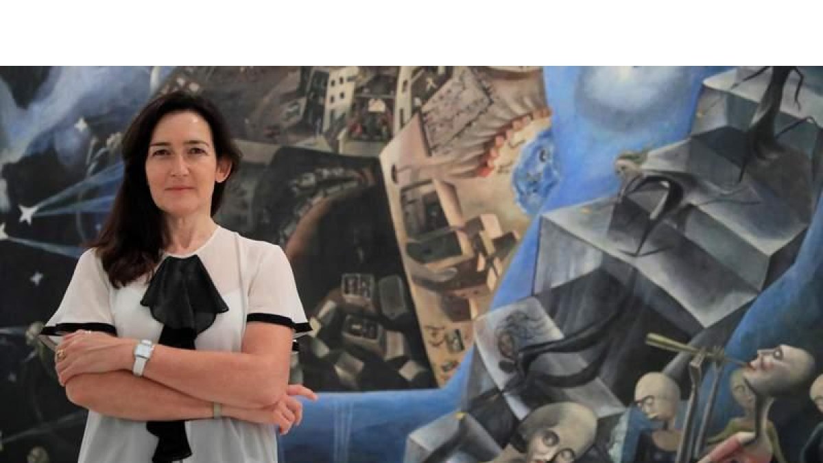 Ángeles González-Sinde en el Reina Sofía, centro de arte del que es nueva responsable. F. ALVARADO