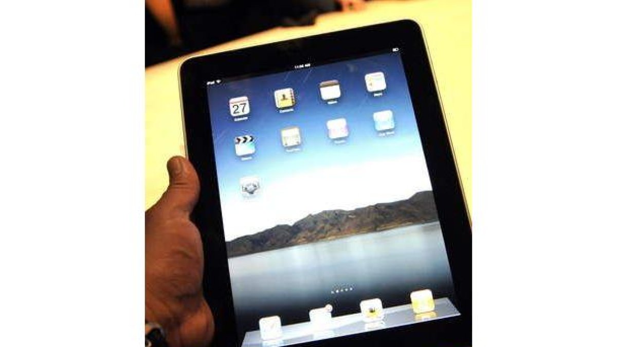 Imagen del Ipad, el ordenador tableta.