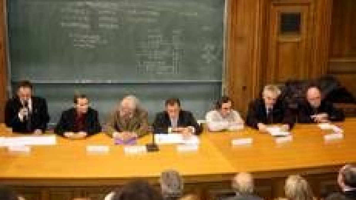 Un momento del acto celebrado ayer en La Sorbona