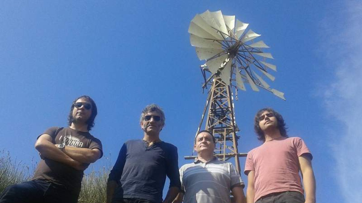 Los integrantes de la banda leonesa The Salamanders. DL