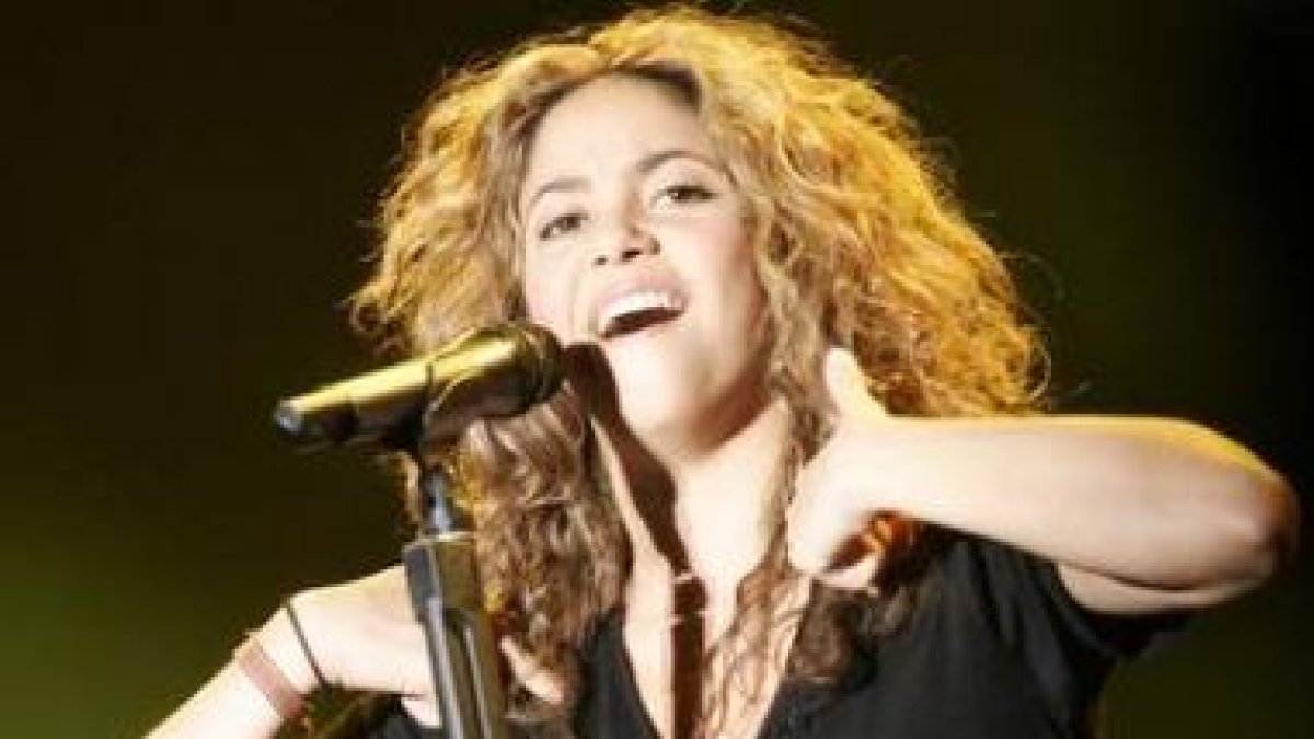 Imagen de archivo del concierto de Shakira en León.