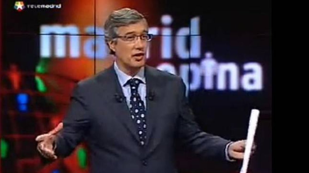 Ernesto Sáenz de Buruaga, en Telemadrid
