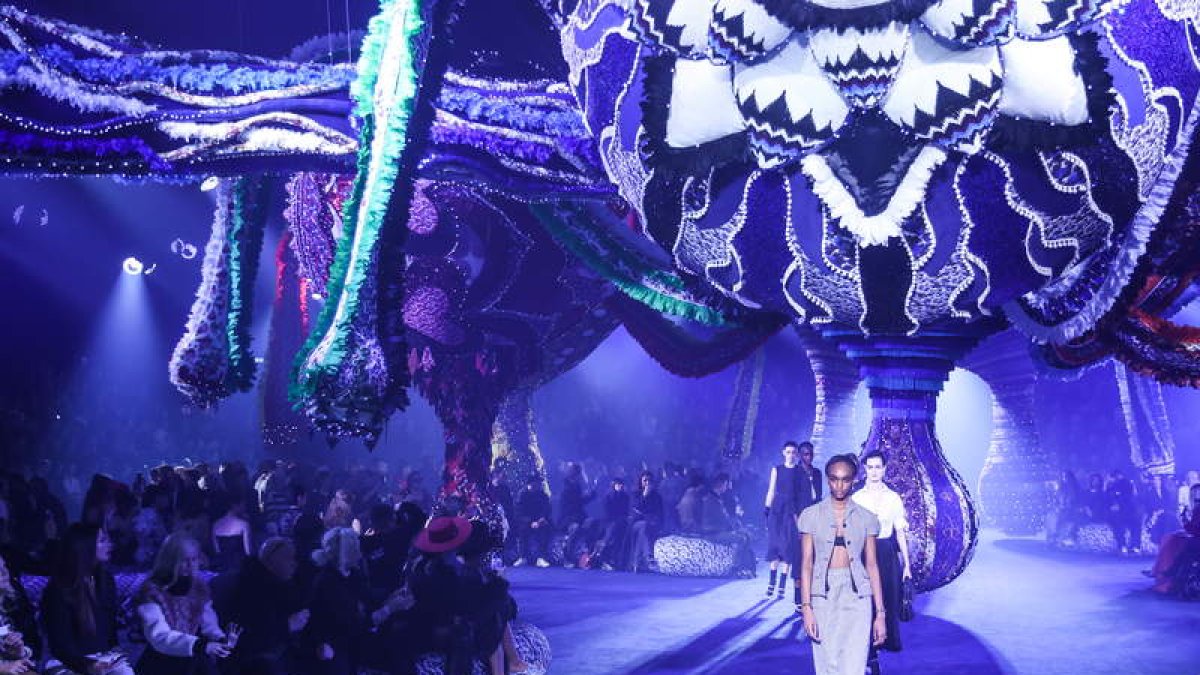 El escenario de Dior en París. MOHAMMED BADRA