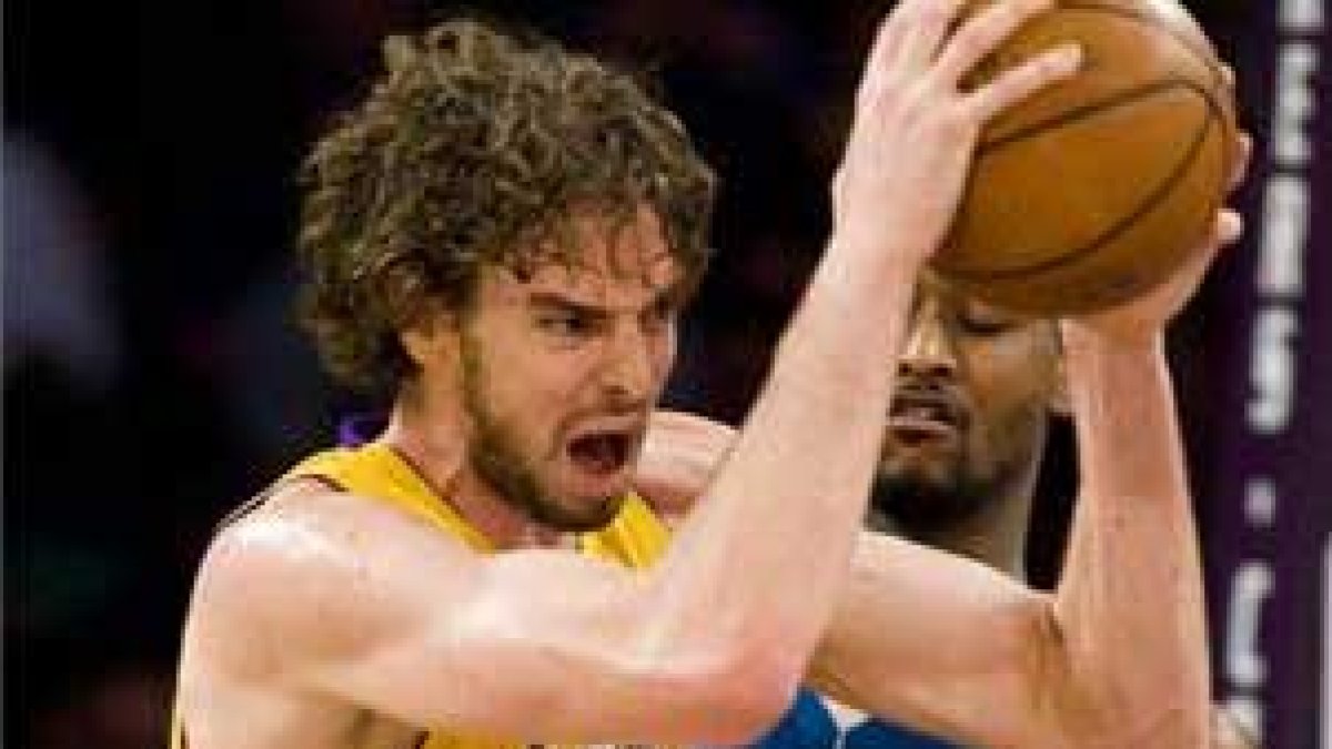 El jugador español de los Lakers, Pau Gasol.