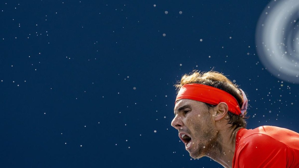 Rafael Nadal, en Toronto. /