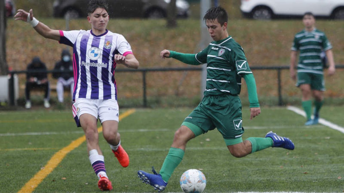 El equipo pinillista mereció al menos el empate frente al blanquivioleta. JESÚS F. SALVADORES