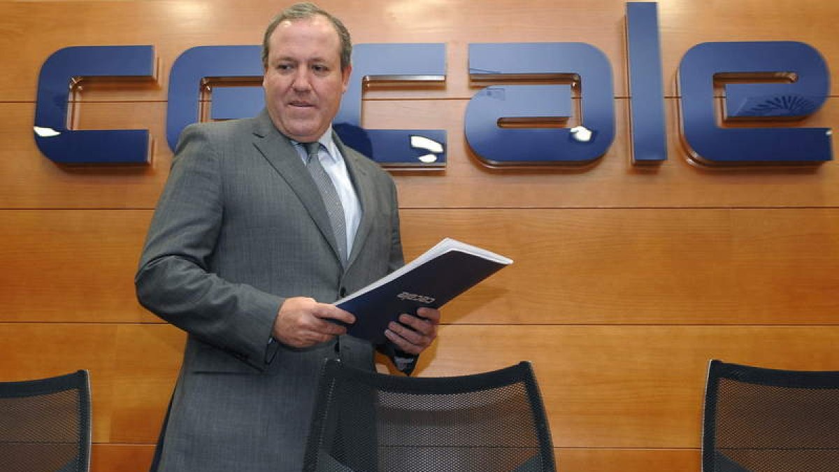 El presidente de la Confederación de Organizaciones Empresariales, Jesús Terciado.