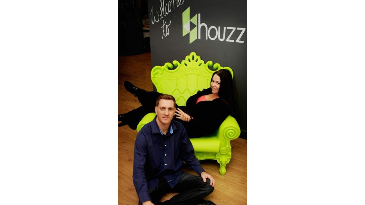 Adi Tatarko, fundadora de Houzz, y su marido, Alon Coheno.