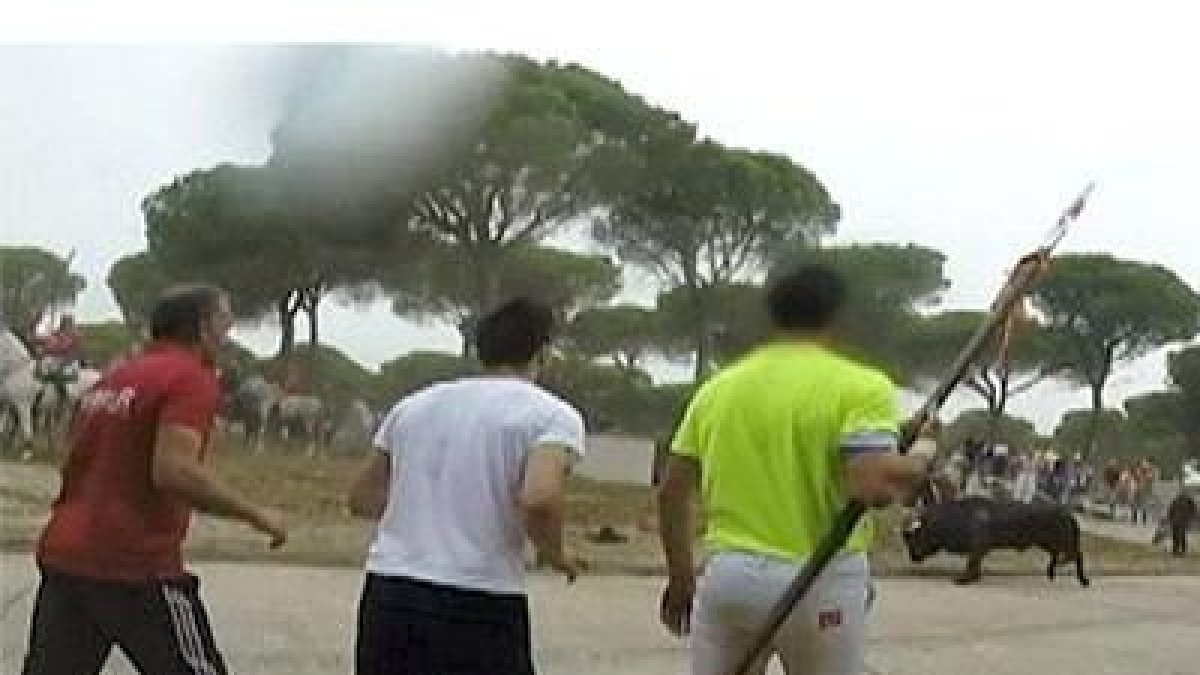 Rompesuelas antes de morir lanceado el pasado año a manos de un mozo de León