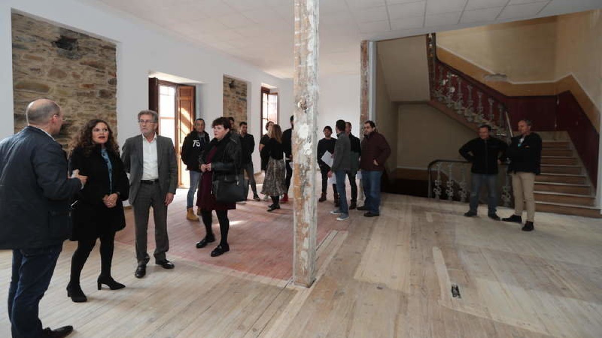Los pisos de la Casa Villarejo aparecen ahora diáfanos. L. DE LA MATA