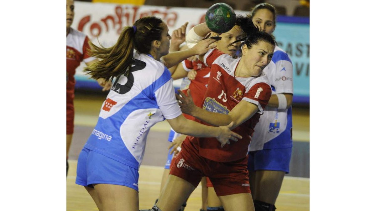 El Cleba en el partido que perdió ante el Alcobendas.