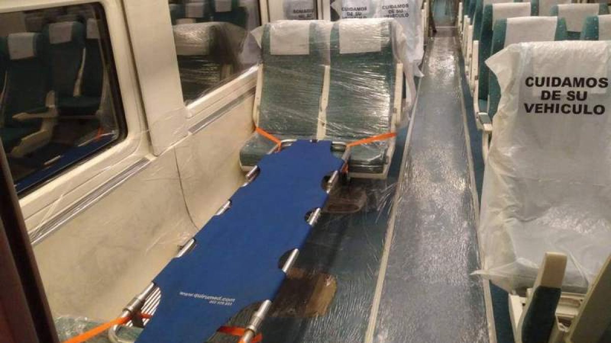Proceso de adaptación de los trenes de la serie 730.