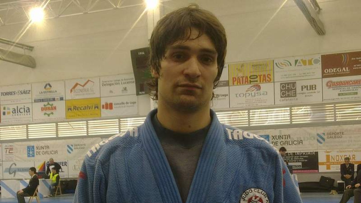 Álvaro Sánchez, medalla de oro en el peso de 100 kilos.