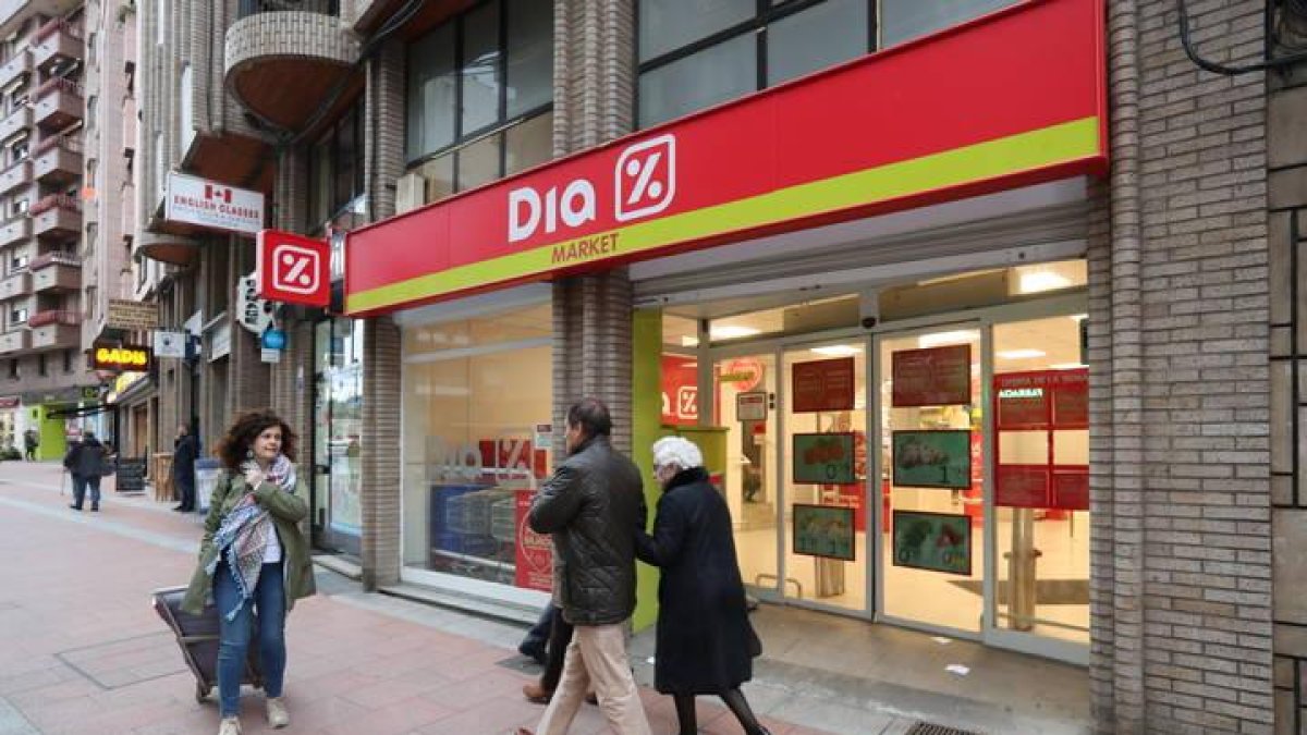 Un supermercado Dia en Ponferrada