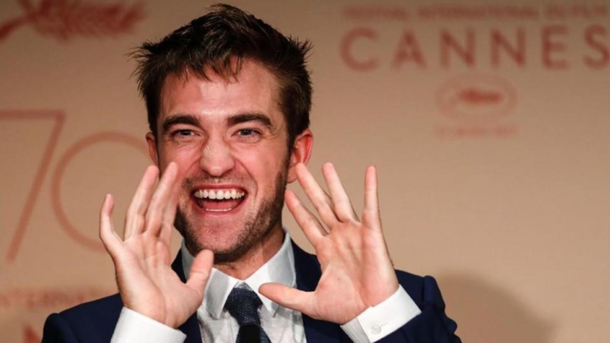 Robert Pattinson, en la presentación de 'Good time' en Cannes.