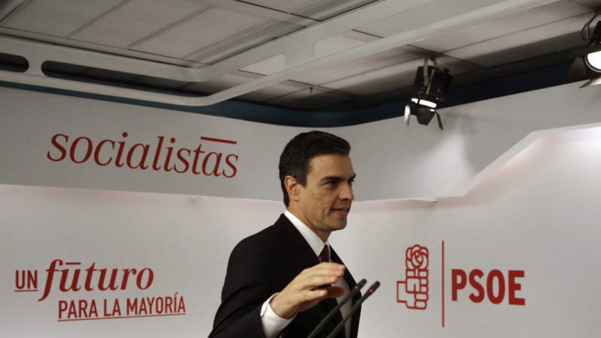 El secretario general del PSOE, Pedro Sánchez.