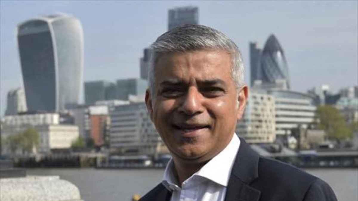 El alcalde de Londres, Sadiq Khan.