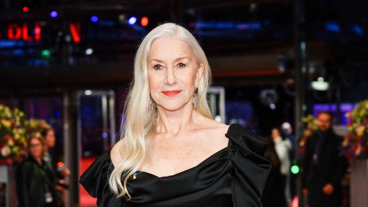 La actriz británica Helen Mirren, ayer en la Berlinale. CLEMENS BILAN