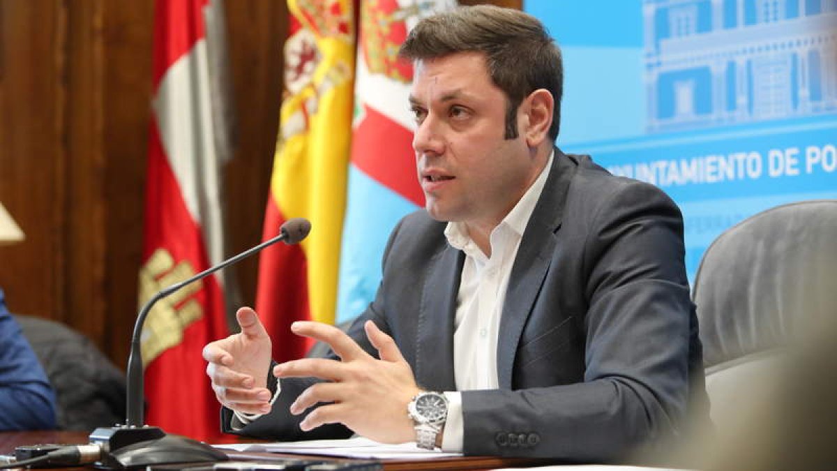 El concejal del Medio Rural de Ponferrada y portavoz de CB, Iván Alonso. ANA F. BARREDO