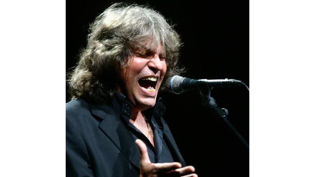 José Mercé durante un concierto en el Teatro Lope de Vega, en Madrid