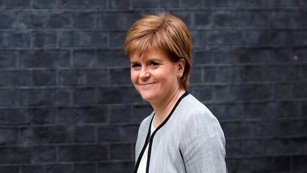 La ministra principal de Escocia, Nicola Sturgeon. WILL OLIVER