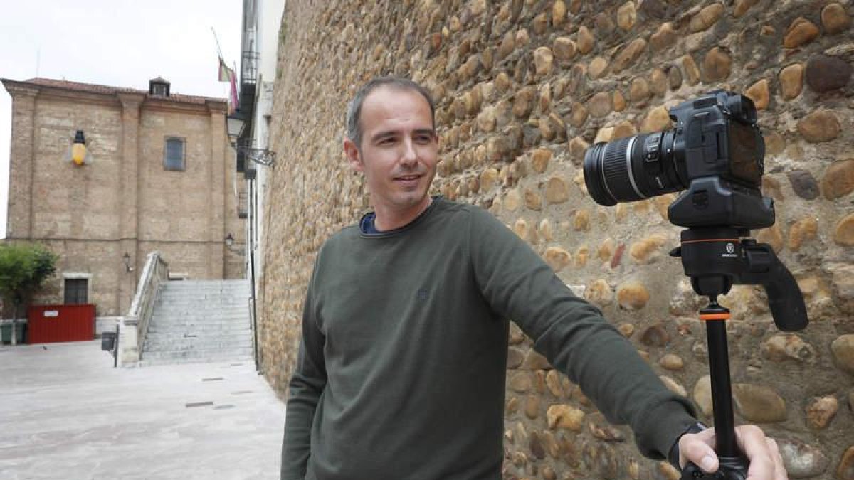 David Iriondo, responsable de la empresa leonesa Visuair.