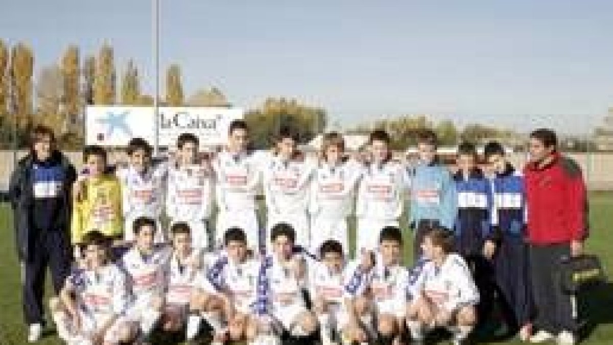 Formación de la Peña CF que milita en la 1.ª División Provincial Infantil