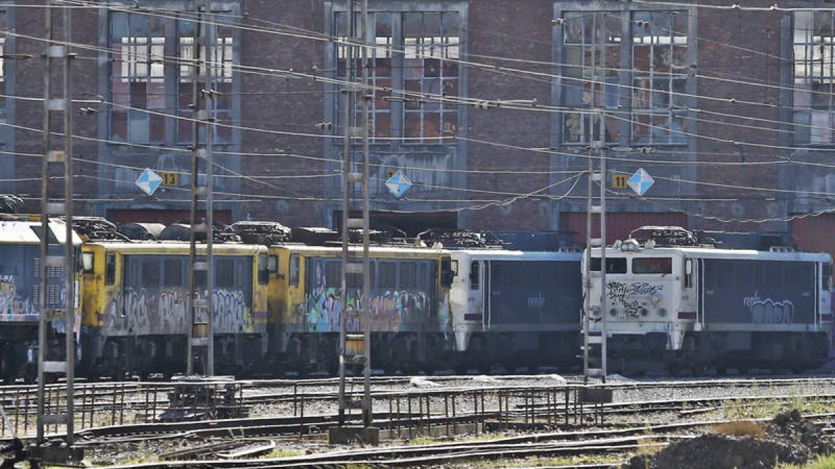 Talleres ferroviarios en León. RAMIRO