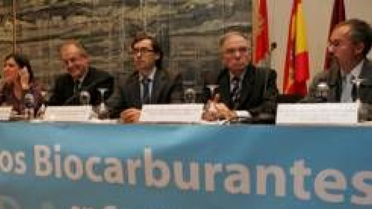 Castañeda, Lasarte, Delgado y Ordóñez, en la apertura de la jornada