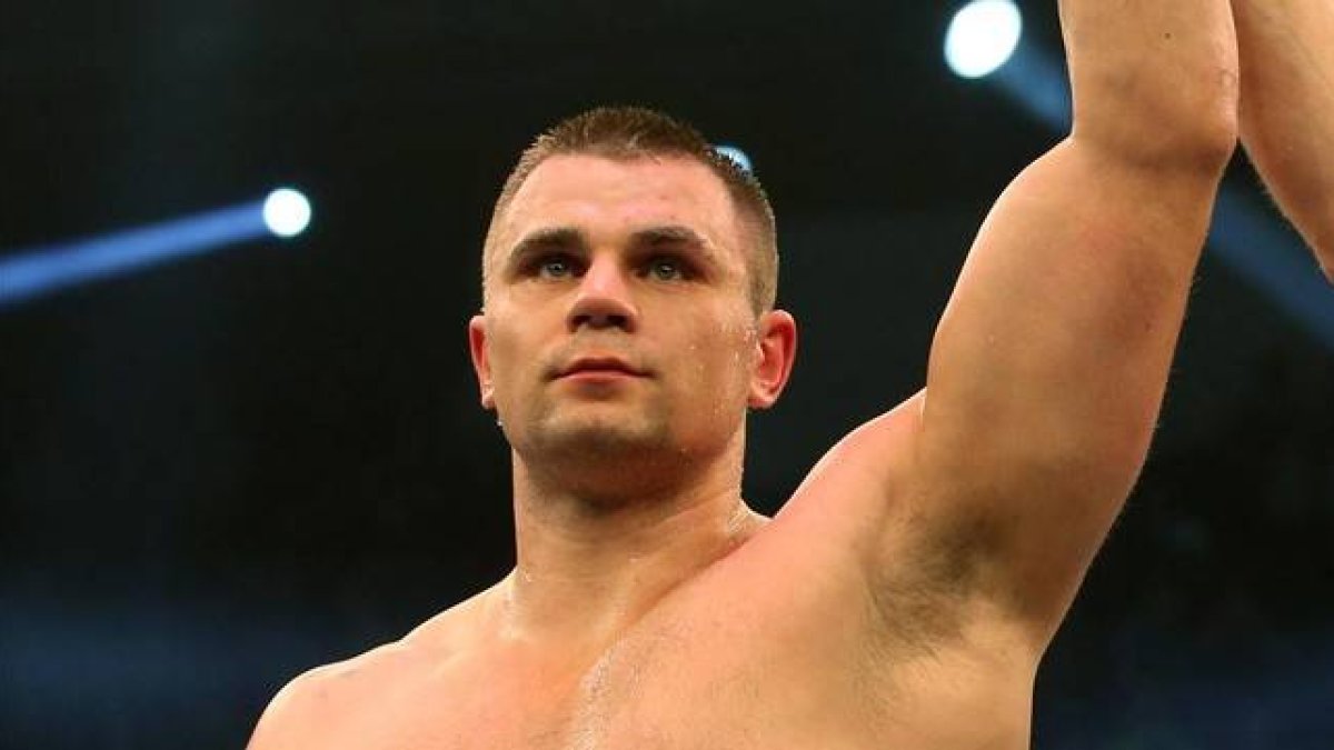 El boxeador Denis Boytsov, en un combate.
