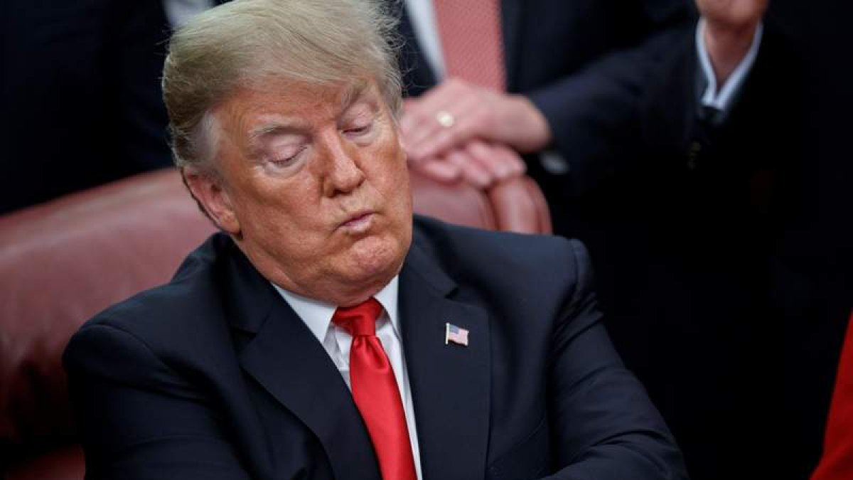 El presidente de Estados Unidos, Donald Trump. SHAWN THEW