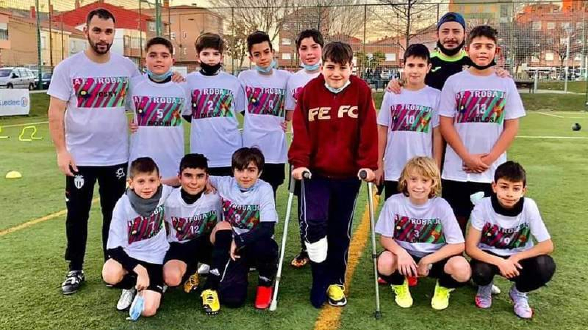 El Atlético Trobajo puede lograr esta jornada el ascenso a la 1.ª División Provincial Alevín. DL