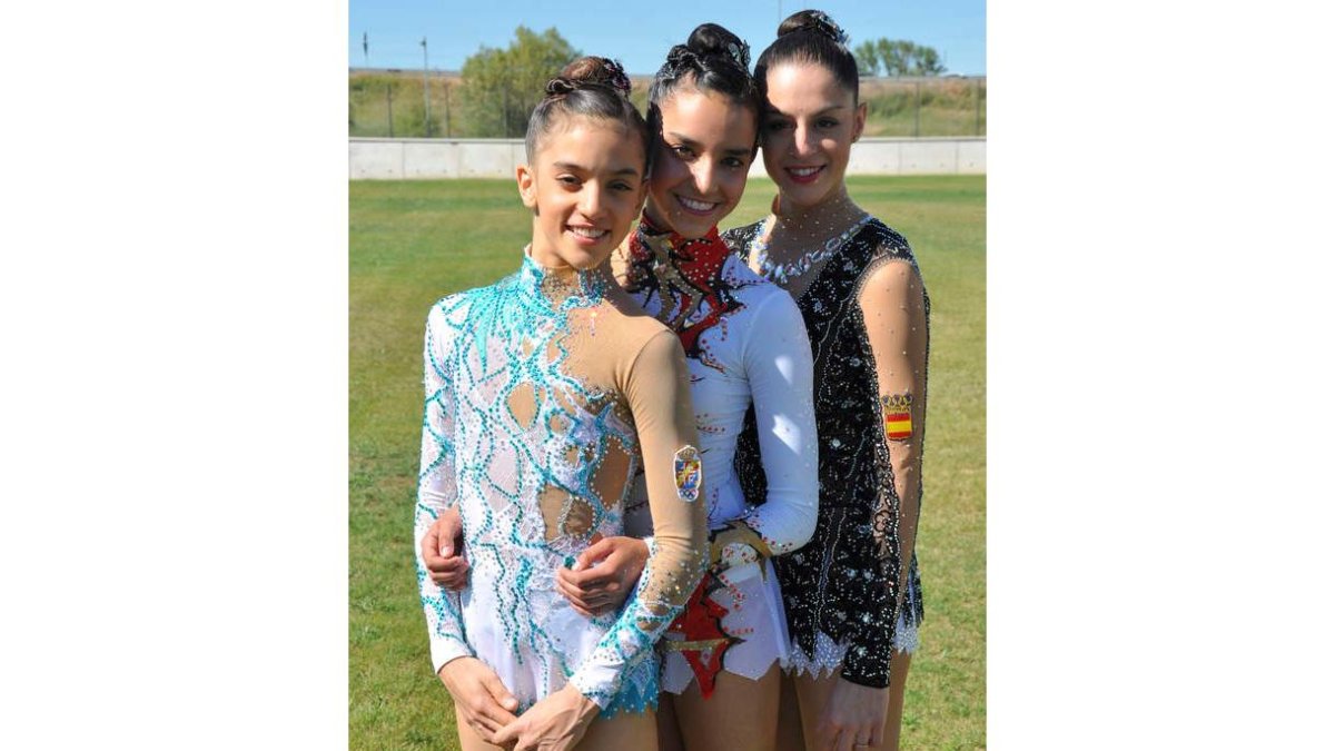 Sara, Andrea y Carolina, las tres leonesas en la Copa del Mundo.