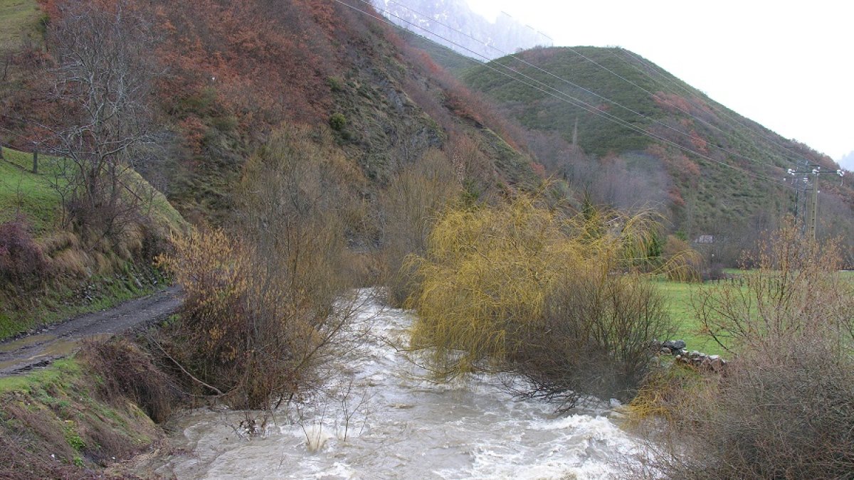 El río Cares en un tramo perteneciente a la provincia leonesa. REDACCIÓN