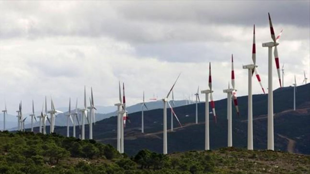 Parque eólico de Gamesa en el norte de Marruecos. / EFE / ZACARÍAS GARCÍA