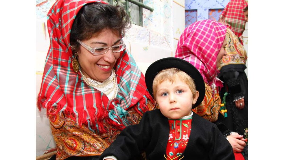 Dos generaciones de maragatos
