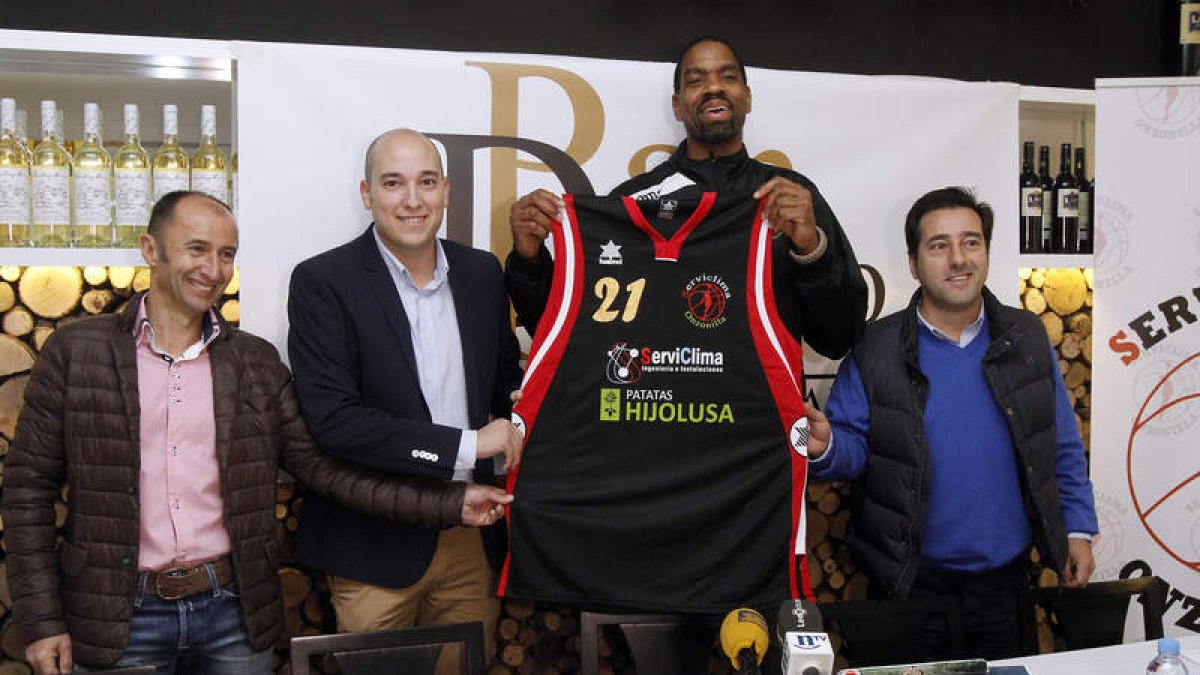 Peterson, durante su presentación