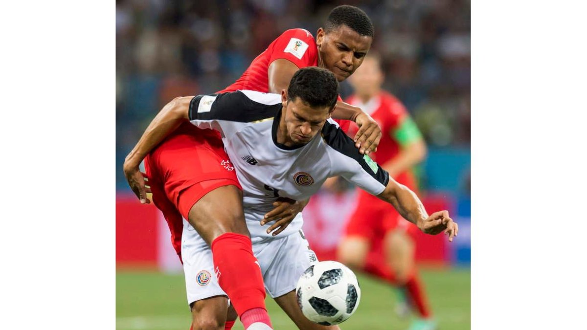 Suiza y Costa Rica firmaron un empate a dos. GUILLIERON