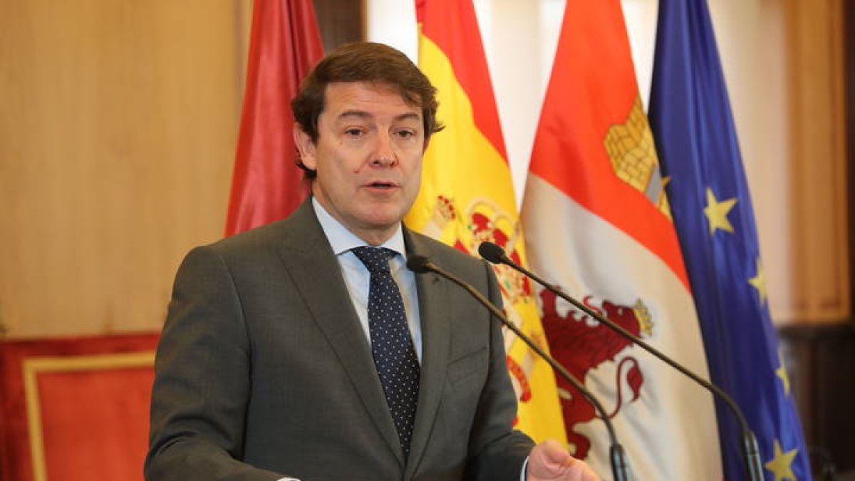 El presidente de la Junta, Alfonso Fernández Mañueco. RAMIRO