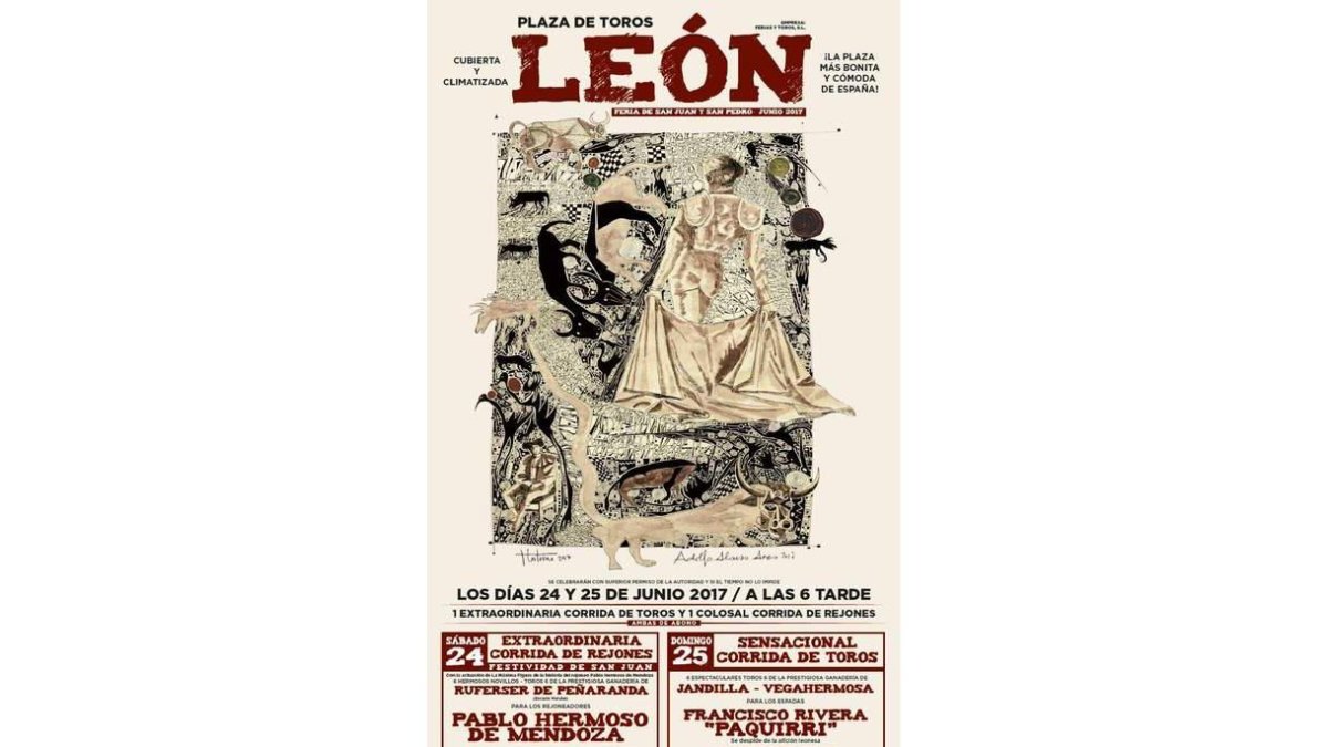El cartel de la feria leonesa. DL