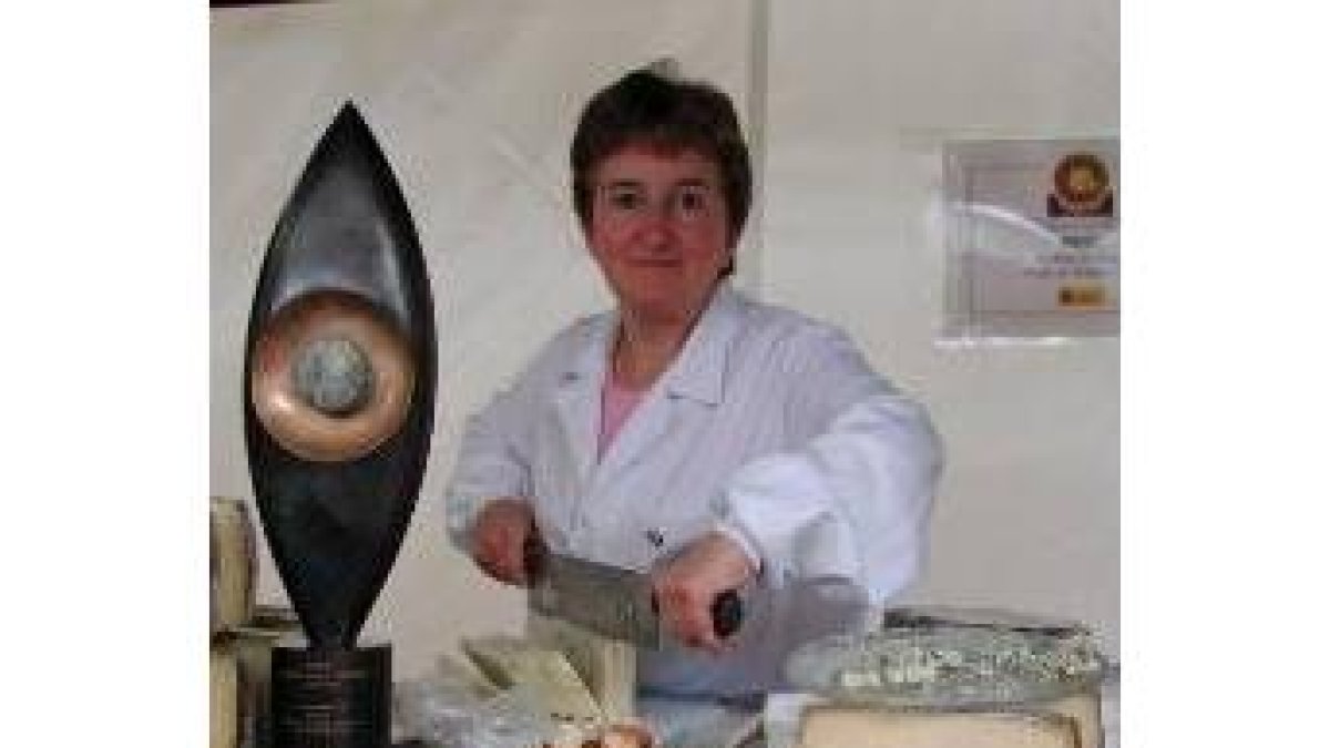Mónica Cuesta, propietaria de una de las fábricas de queso