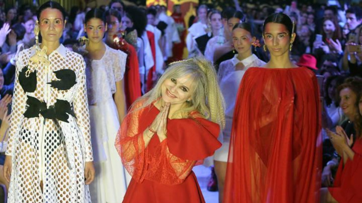 La diseñadora leonesa María Lafuente